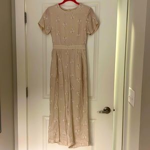 Mod Ref brand Floral Neutral Jumpsuit